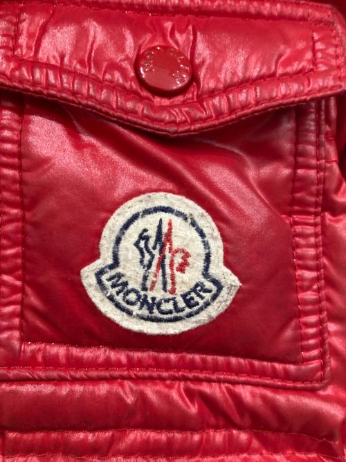 MONCLER（モンクレール）MONCLER (モンクレール) ダウンジャケット レッド サイズ:80cmの古着・服飾アイテム
