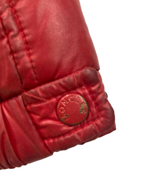 MONCLER（モンクレール）MONCLER (モンクレール) ダウンジャケット レッド サイズ:80cmの古着・服飾アイテム