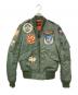AVIREX（アヴィレックス）の古着「MA-1ジャケット」｜カーキ