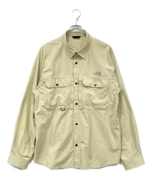 THE NORTH FACE（ザ ノース フェイス）THE NORTH FACE (ザ ノース フェイス) ファイヤーフライキャノピーシャツ クリーム サイズ:XLサイズの古着・服飾アイテム