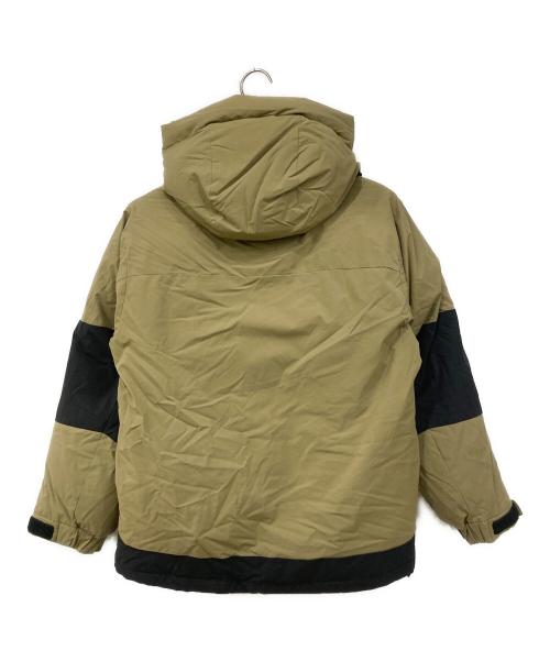 FIRST DOWN（ファーストダウン）FIRST DOWN (ファーストダウン) パネルショートダウン カーキ×ブラック サイズ:Sの古着・服飾アイテム