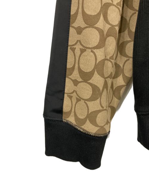 COACH（コーチ）COACH (コーチ) プルオーバーパーカー ブラウン×ブラック サイズ:Lサイズの古着・服飾アイテム