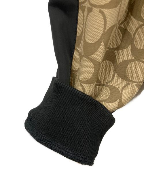 COACH（コーチ）COACH (コーチ) プルオーバーパーカー ブラウン×ブラック サイズ:Lサイズの古着・服飾アイテム