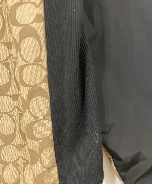 COACH（コーチ）COACH (コーチ) プルオーバーパーカー ブラウン×ブラック サイズ:Lサイズの古着・服飾アイテム