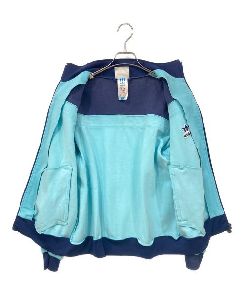 adidas（アディダス）adidas (アディダス) トラックジャケット ブルー×ネイビー サイズ:Mの古着・服飾アイテム