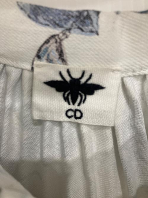 Christian Dior（クリスチャン ディオール）Christian Dior (クリスチャン ディオール) カジュアルロングスカート ブルー×ホワイト サイズ:F34の古着・服飾アイテム