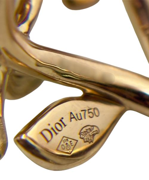 Dior（ディオール）Dior (ディオール) DIORETTE/ディオレット/フラワーモチーフリング サイズ:5号の古着・服飾アイテム
