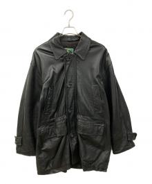 SOL（エスオーエル）の古着「ラムレザージャケット」｜ブラック