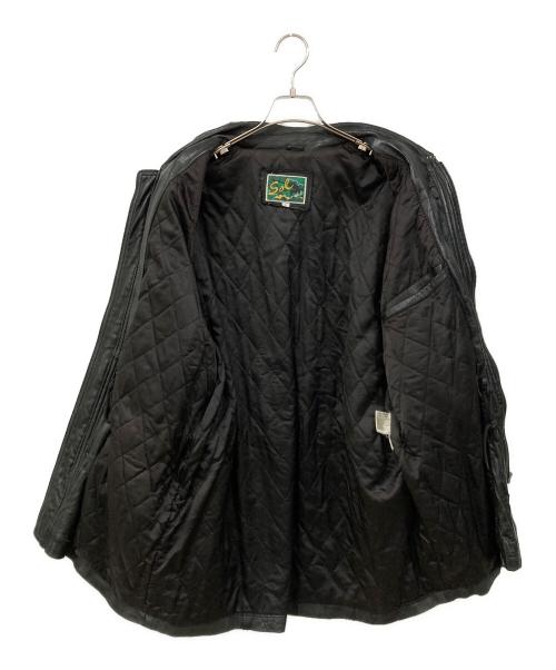 SOL（エスオーエル）SOL (エスオーエル) ラムレザージャケット ブラック サイズ:Lの古着・服飾アイテム