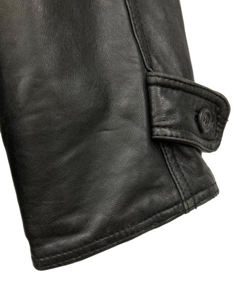 SOL（エスオーエル）SOL (エスオーエル) ラムレザージャケット ブラック サイズ:Lの古着・服飾アイテム