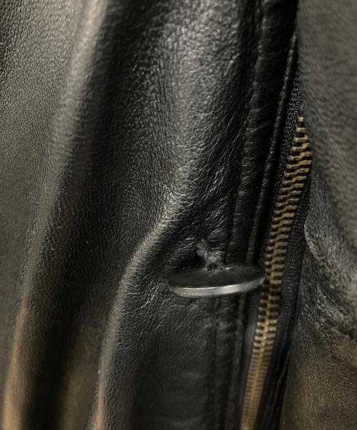 SOL（エスオーエル）SOL (エスオーエル) ラムレザージャケット ブラック サイズ:Lの古着・服飾アイテム