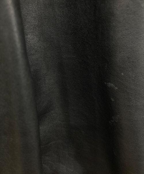 SOL（エスオーエル）SOL (エスオーエル) ラムレザージャケット ブラック サイズ:Lの古着・服飾アイテム