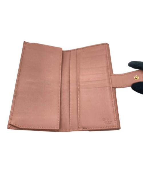 GUCCI（グッチ）GUCCI (グッチ) 3つ折り財布 ピンクの古着・服飾アイテム