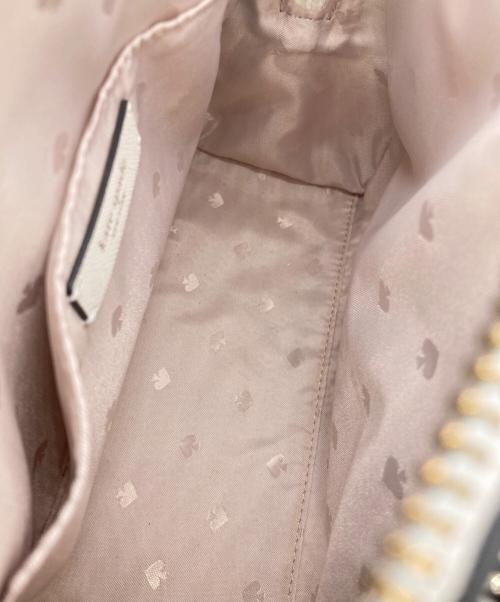 Kate Spade（ケイトスペード）Kate Spade (ケイトスペード) ショルダーバッグ ホワイトの古着・服飾アイテム