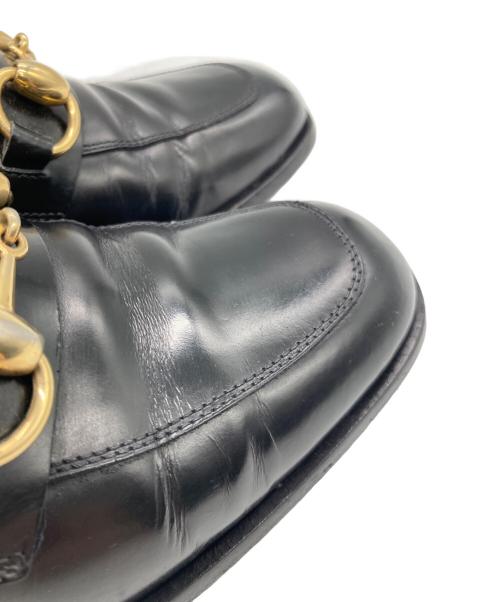 GUCCI（グッチ）GUCCI (グッチ) レザー ホースビット チャンキー ブラック サイズ:SIZE 35の古着・服飾アイテム