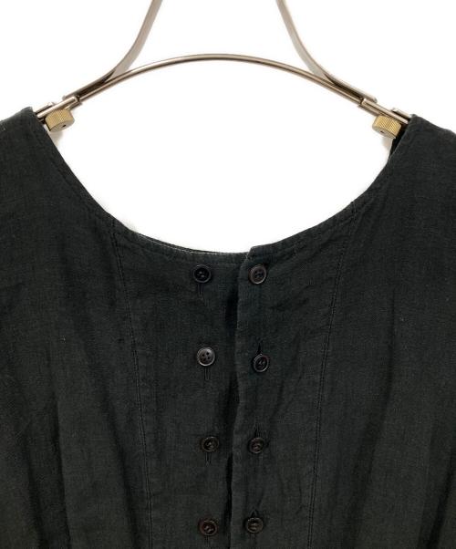 Vlas Blomme（ヴラスブラム）Vlas Blomme (ヴラスブラム) 半袖ワンピース ブラック サイズ:1の古着・服飾アイテム