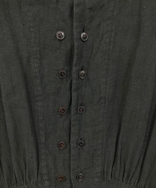 Vlas Blomme（ヴラスブラム）Vlas Blomme (ヴラスブラム) 半袖ワンピース ブラック サイズ:1の古着・服飾アイテム