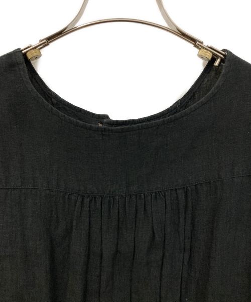 Vlas Blomme（ヴラスブラム）Vlas Blomme (ヴラスブラム) 半袖ワンピース ブラック サイズ:1の古着・服飾アイテム