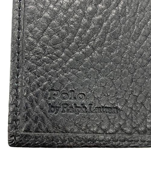 POLO RALPH LAUREN（ポロ・ラルフローレン）POLO RALPH LAUREN (ポロ・ラルフローレン) 2つ折り財布 ブラックの古着・服飾アイテム