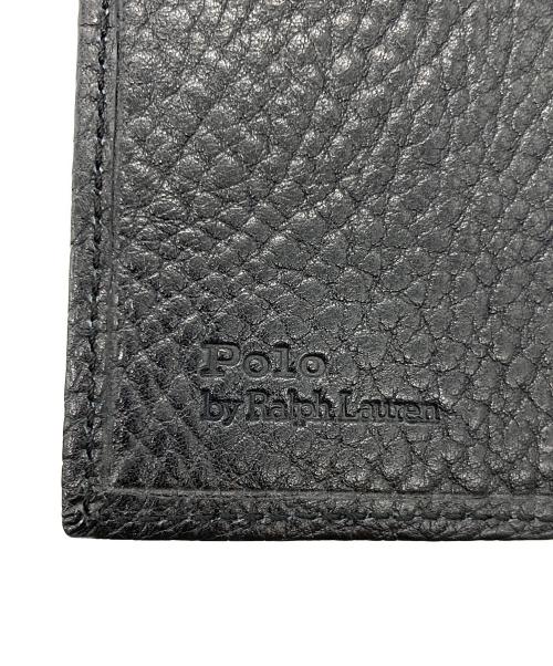 POLO RALPH LAUREN（ポロ・ラルフローレン）POLO RALPH LAUREN (ポロ・ラルフローレン) 2つ折り財布 ブラックの古着・服飾アイテム