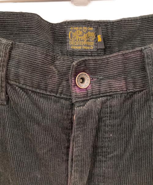 COOTIE PRODUCTIONS（クーティープロダクツ）COOTIE PRODUCTIONS (クーティープロダクツ) コーデュロイパンツ ブラック サイズ:36の古着・服飾アイテム