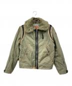 DIESELディーゼル）の古着「フライトジャケット」｜カーキ