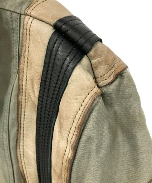 DIESEL（ディーゼル）DIESEL (ディーゼル) フライトジャケット カーキ サイズ:Lサイズの古着・服飾アイテム