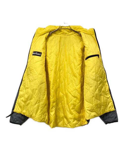WILD THINGS（ワイルドシングス）WILD THINGS (ワイルドシングス) リバーシブルプリマロフトジャケット グレー×イエロー サイズ:Lの古着・服飾アイテム