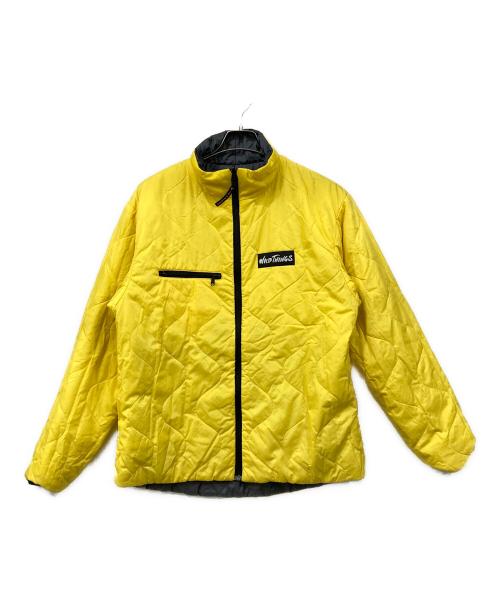 WILD THINGS（ワイルドシングス）WILD THINGS (ワイルドシングス) リバーシブルプリマロフトジャケット グレー×イエロー サイズ:Lの古着・服飾アイテム