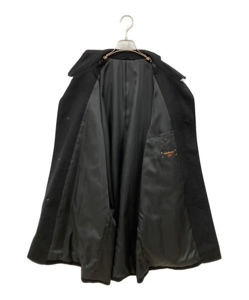 CASHMERE100（カシミヤ100）CASHMERE100 (カシミヤ100) カシミヤコート ブラック サイズ:LLサイズの古着・服飾アイテム