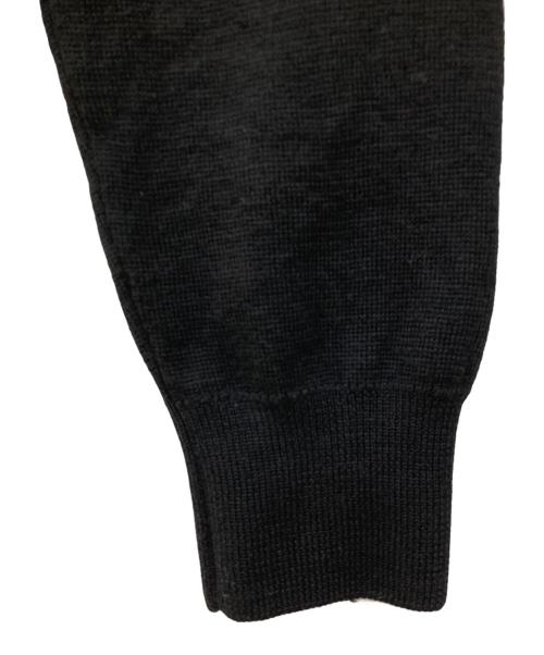 AMI Alexandre Mattiussi（アミアレクサンドルマテュッシ）AMI Alexandre Mattiussi (アミアレクサンドルマテュッシ) ニットポロシャツ ブラック サイズ:SIZE Lの古着・服飾アイテム