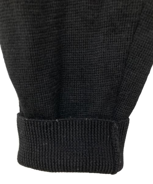 AMI Alexandre Mattiussi（アミアレクサンドルマテュッシ）AMI Alexandre Mattiussi (アミアレクサンドルマテュッシ) ニットポロシャツ ブラック サイズ:SIZE Lの古着・服飾アイテム