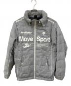 DESCENTEデサント）の古着「ライトダウンジャケット」｜グレー