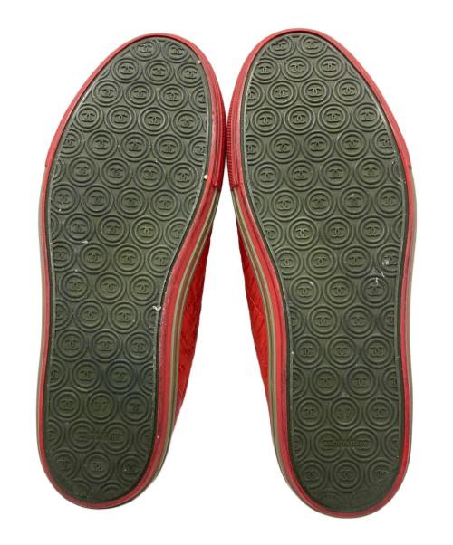 CHANEL（シャネル）CHANEL (シャネル) スニーカー レッド サイズ:SIZE 37の古着・服飾アイテム