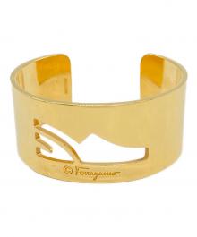 Ferragamo（フェラガモ）の古着「バングル」｜ゴールド