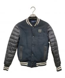 POLO RALPH LAUREN（ポロ・ラルフローレン）の古着「スタジャンダウンジャケット」｜ブラック