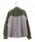 Pauline Bleu (ポリーヌブルー) プリーツジャケット グレー×グリーン サイズ:SIZE Free 未使用品：6000円