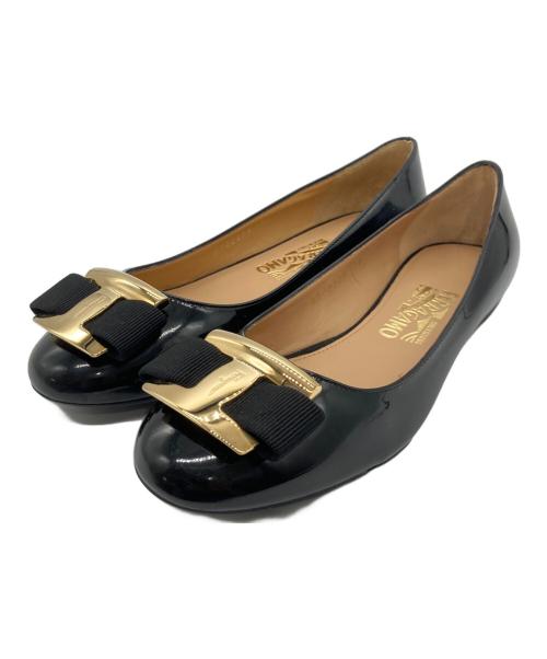 Salvatore Ferragamo（サルヴァトーレ フェラガモ）Salvatore Ferragamo (サルヴァトーレ フェラガモ) パンプス ブラック サイズ:6 1/2の古着・服飾アイテム