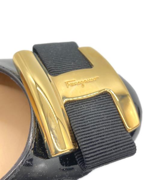 Salvatore Ferragamo（サルヴァトーレ フェラガモ）Salvatore Ferragamo (サルヴァトーレ フェラガモ) パンプス ブラック サイズ:6 1/2の古着・服飾アイテム