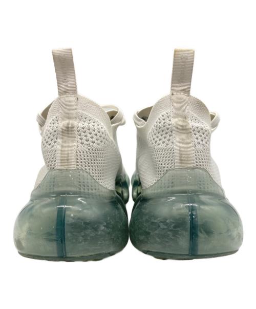 grounds（グラウンズ）grounds (グラウンズ) スニーカー ホワイト×ライトグリーン サイズ:25cmの古着・服飾アイテム