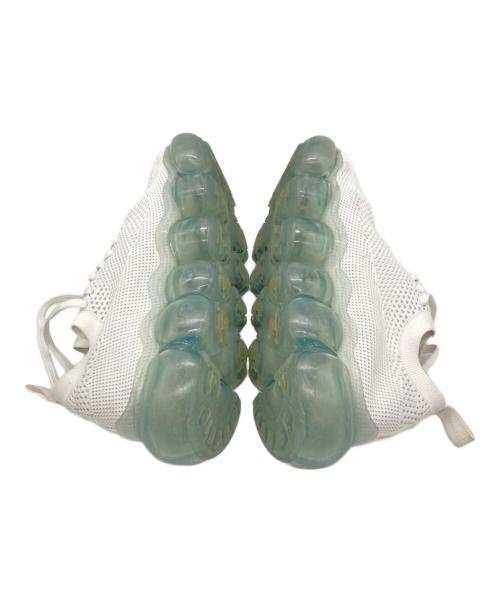 grounds（グラウンズ）grounds (グラウンズ) スニーカー ホワイト×ライトグリーン サイズ:25cmの古着・服飾アイテム