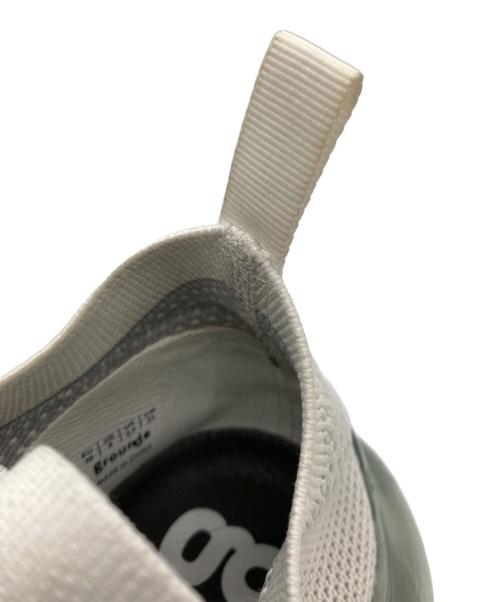 grounds（グラウンズ）grounds (グラウンズ) スニーカー ホワイト×ライトグリーン サイズ:25cmの古着・服飾アイテム