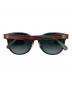 GUCCI (グッチ) サングラス グリーン×レッド：15000円