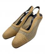 GIVENCHYジバンシィ）の古着「ヒールサンダル」｜ベージュ