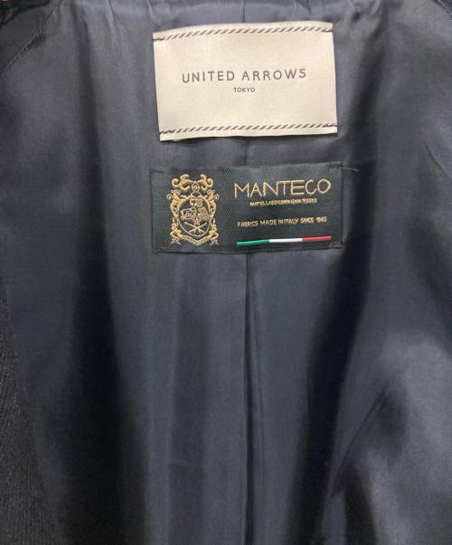 UNITED ARROWS TOKYO（ユナイテッドアローズトウキョウ）UNITED ARROWS TOKYO (ユナイテッドアローズトウキョウ) MANTECO (マンテコ) コート ブラック サイズ:XSサイズの古着・服飾アイテム