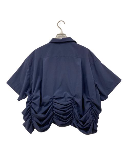 NOMA t.d.（ノーマティーディー）NOMA t.d. (ノーマティーディー) 半袖ブラウス ネイビー サイズ:FREEの古着・服飾アイテム