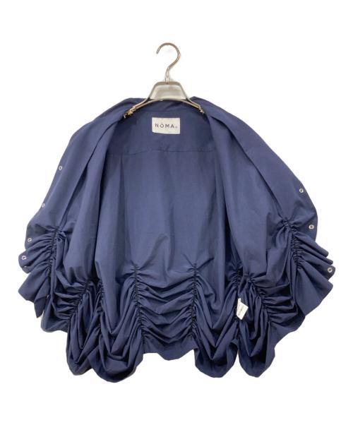 NOMA t.d.（ノーマティーディー）NOMA t.d. (ノーマティーディー) 半袖ブラウス ネイビー サイズ:FREEの古着・服飾アイテム