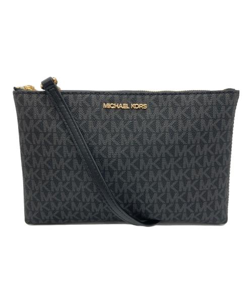 MICHAEL KORS（マイケル・コース）MICHAEL KORS (マイケル・コース) ショルダーポーチ ブラックの古着・服飾アイテム