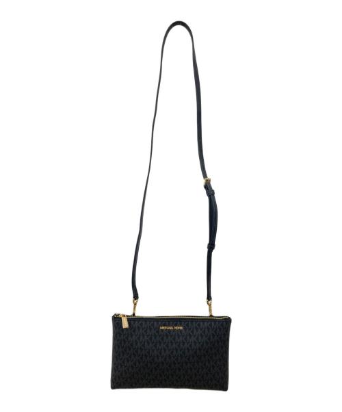 MICHAEL KORS（マイケル・コース）MICHAEL KORS (マイケル・コース) ショルダーポーチ ブラックの古着・服飾アイテム