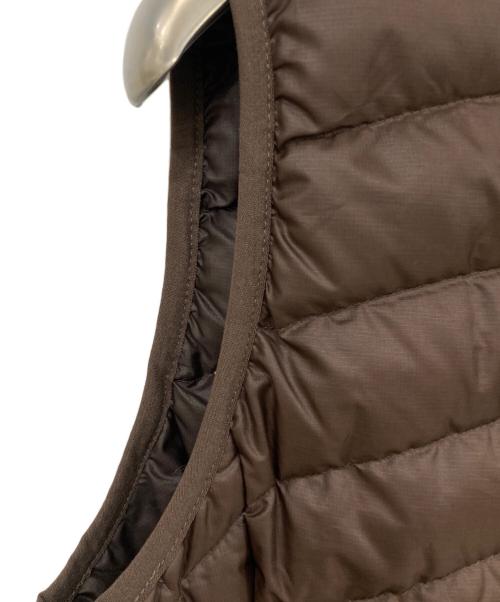 Patagonia（パタゴニア）Patagonia (パタゴニア) ダウンベスト ブラウン サイズ:SIZE Sの古着・服飾アイテム